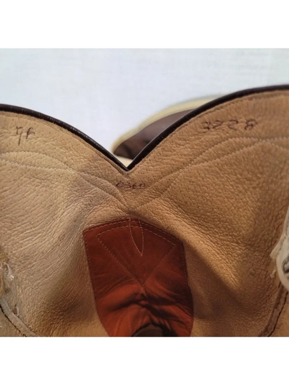 Vintage Rios of Mercedes Western Cowgirl Boots Nubuck Handmade USA Sz Est 8.5 - Picture 10 of 12